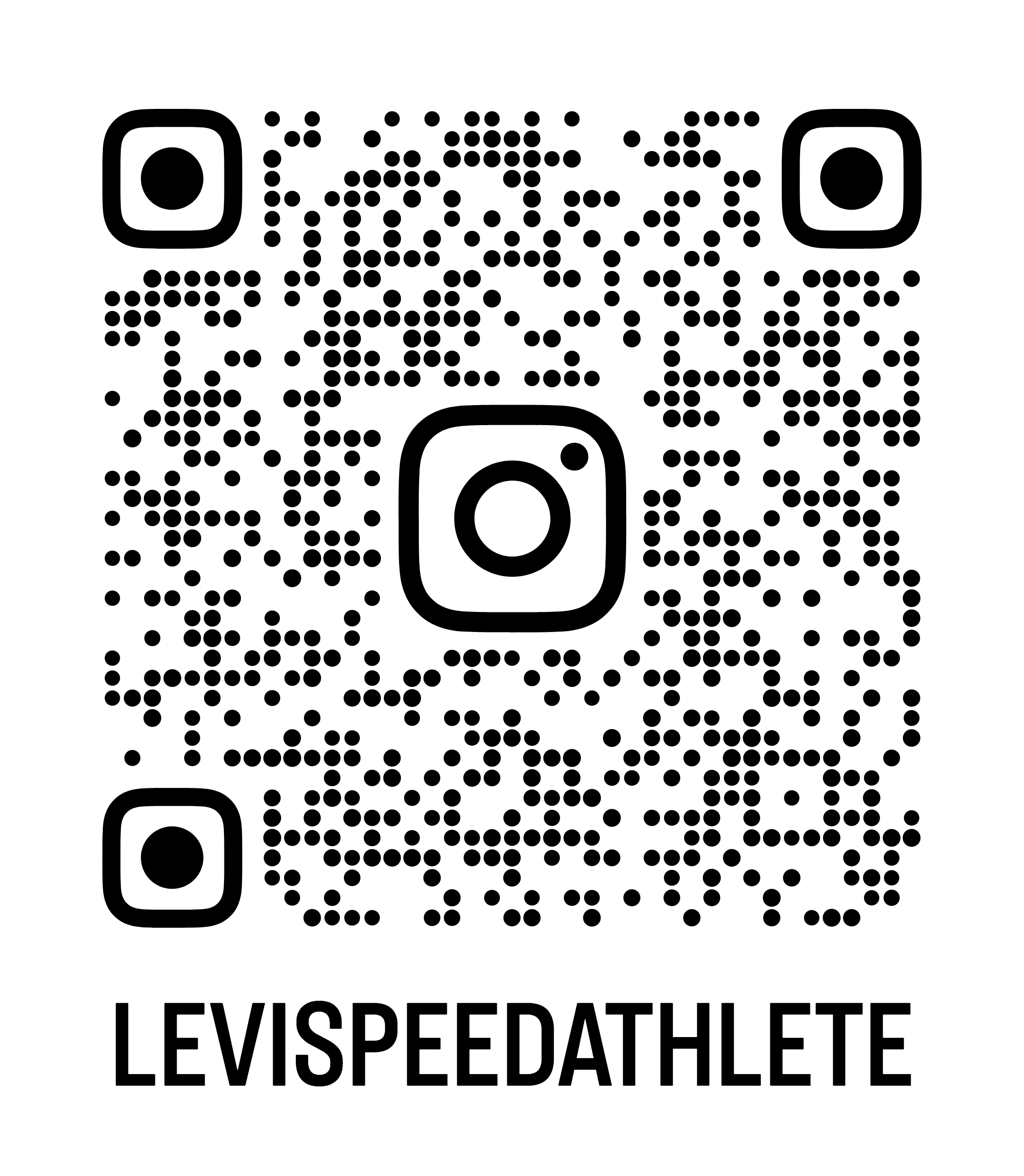 QR Code — @levispeedathlete Instagram